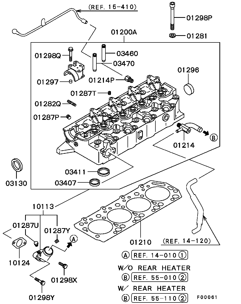 Прокладка ГБЦ (2.5L) Mitsubishi Pajero Sport 1 (1998-2008)