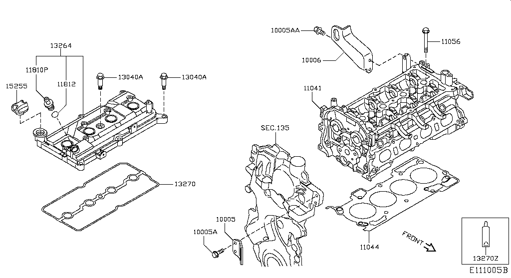 Прокладка ГБЦ Nissan Qashqai J11 (2013-2017)