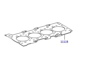 Прокладка ГБЦ Toyota Corolla e150 (2006-2012)