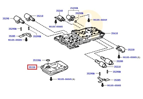 Фильтр АКПП Toyota Prado 150 (2009-н.в.)