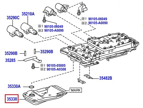 Фильтр АКПП Toyota L Cruiser 200 (2007-2015)