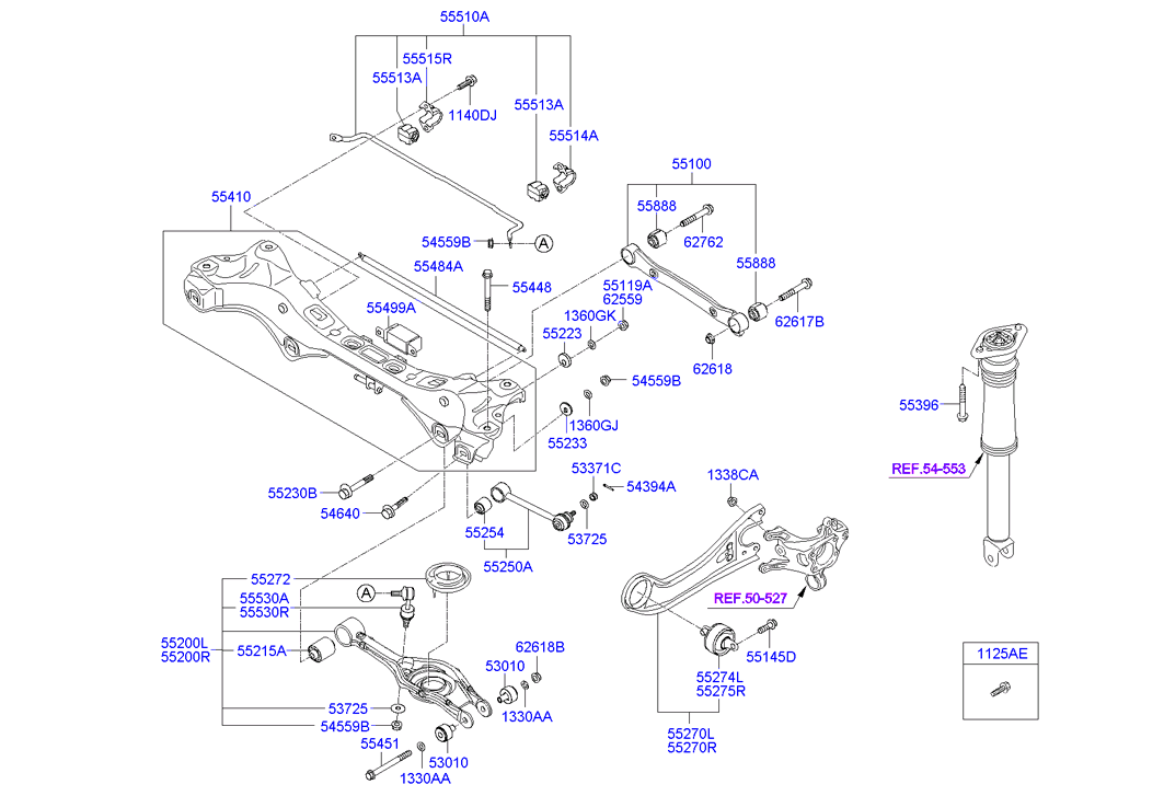 Рычаг задний поперечный задний Hyundai i40 (2012-н.в.)