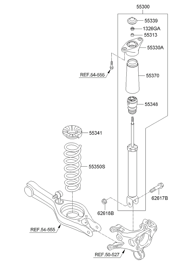 Отбойник амортизатора заднего KIA Ceed 2 (2012-н.в.)