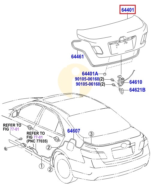 Крышка а Toyota Camry v40 (2006-2011)