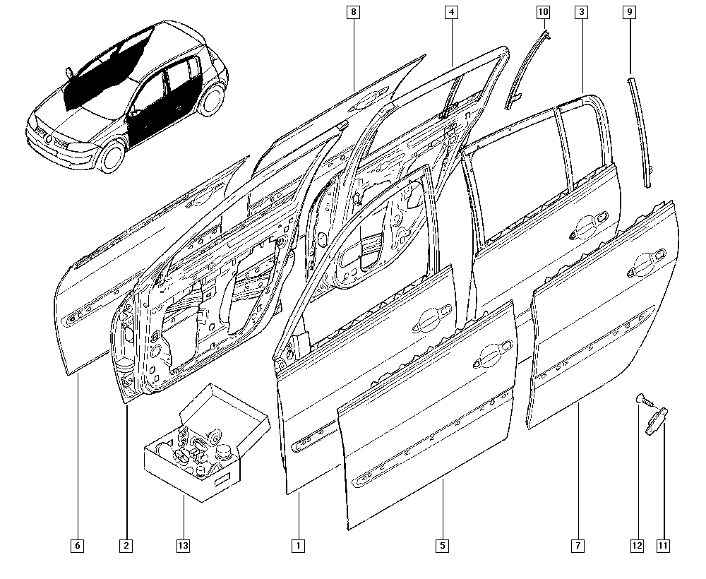 Megane 2 карта