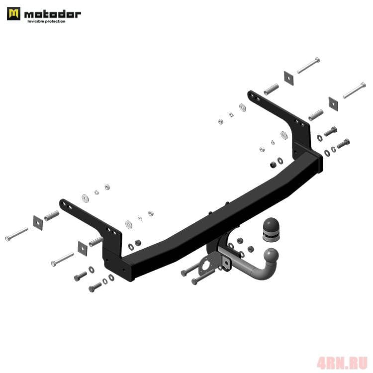 Фаркоп Motodor для Renault Kaptur (2016-2022)
