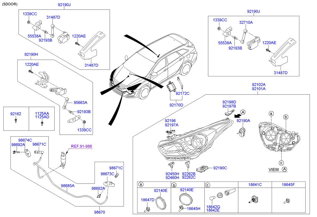 Фара правая Hyundai i40 (2012-н.в.)