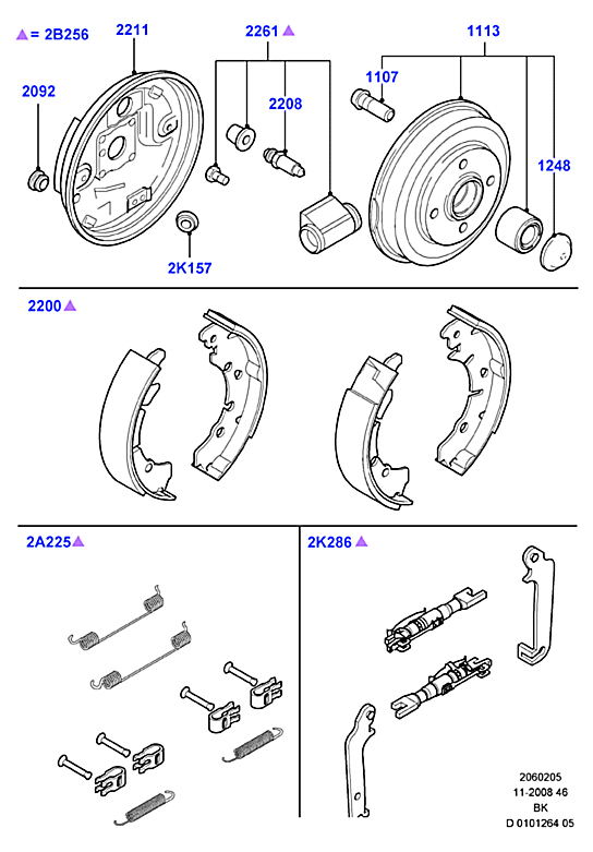 Барабан в сборе со ступицей Ford Fusion (2002-2012)