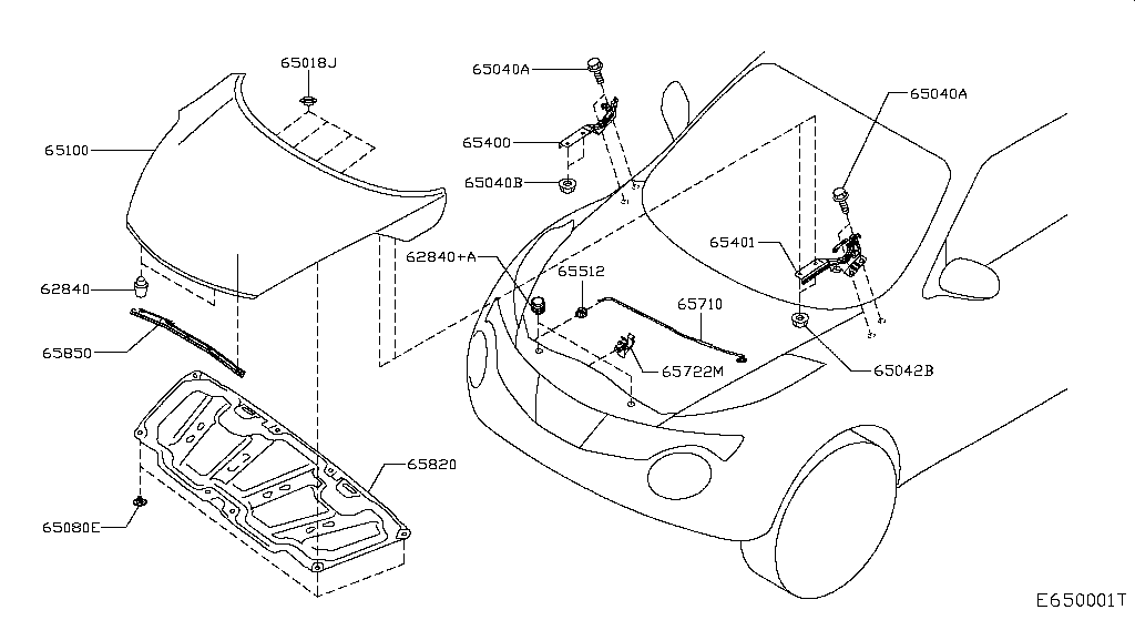 Капот Nissan Juke F15 (2010-2017)