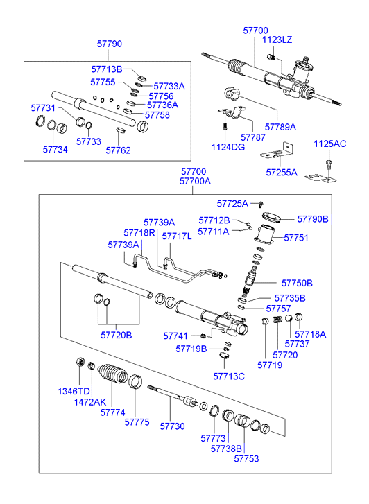 Пыльник рулевой рейки Hyundai Sonata 4 (2001-2012)