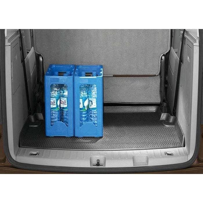 Коврик багажника оригинальный для Volkswagen Caddy фургон, минивэн, maxi 7 мест (2015-2020)