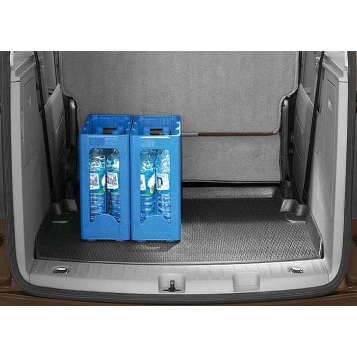 Коврик багажника оригинальный для Volkswagen Caddy фургон, минивэн, maxi 5 мест (2015-2020)